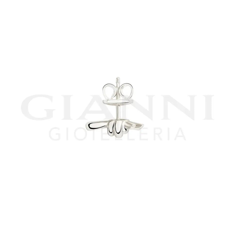 Orecchino DoDo - Stud nodo argento Orecchini