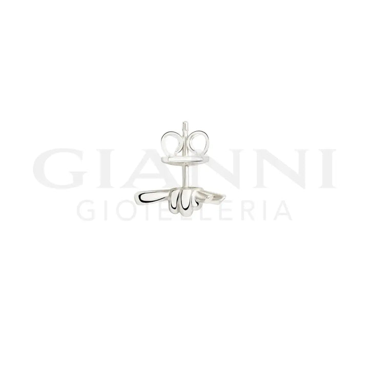 Orecchino DoDo - Stud nodo argento Orecchini