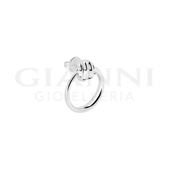 Orecchino DoDo - Stud nodo argento Orecchini
