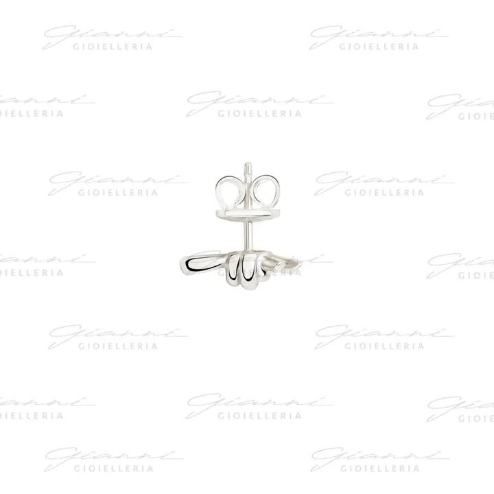 Orecchino DoDo - Stud nodo argento Orecchini