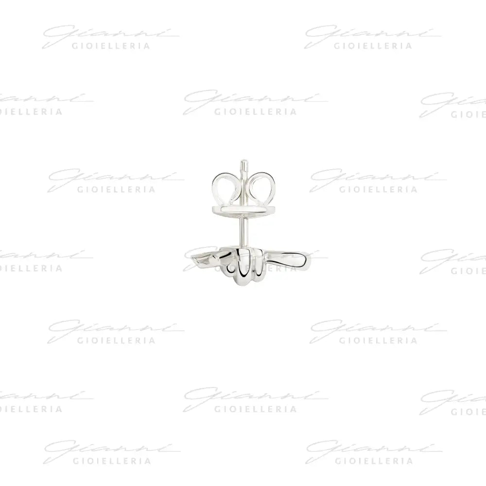 Orecchino DoDo - Stud nodo argento Orecchini