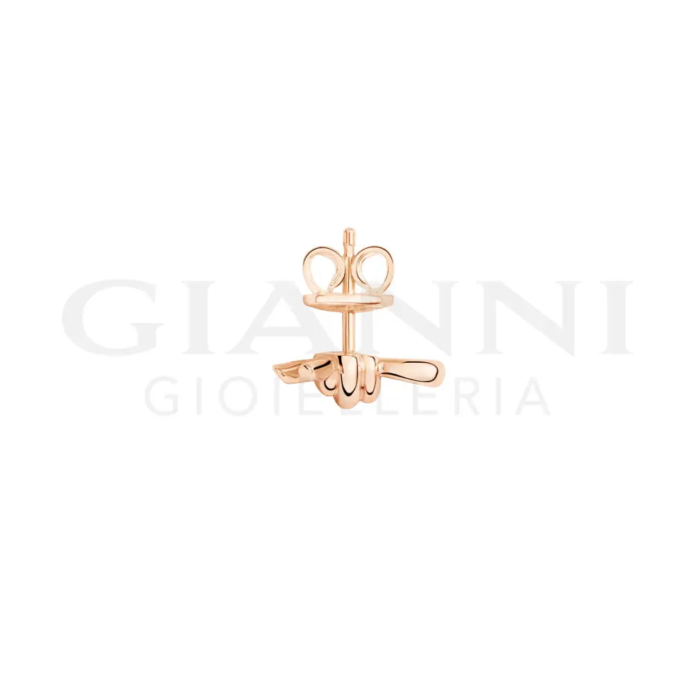 Orecchino DoDo - Stud nodo oro rosa Orecchini