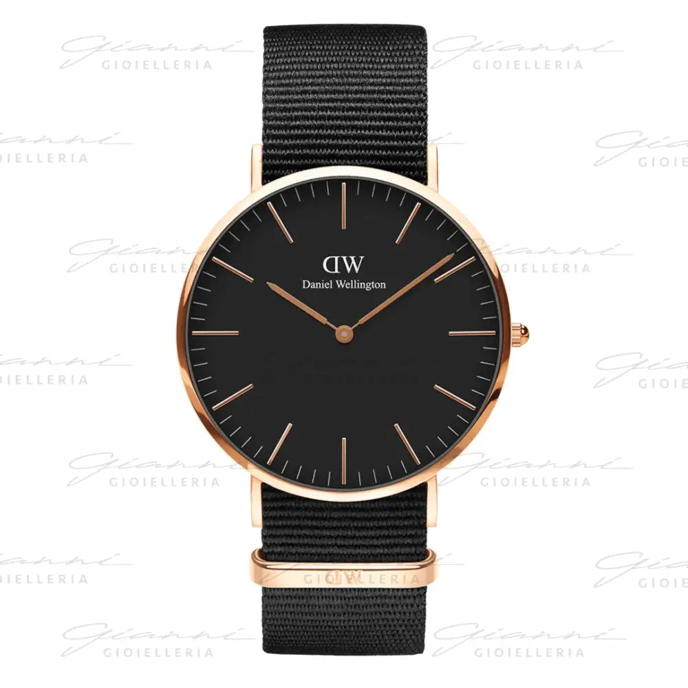 Orologio Daniel Wellington - Classic Cornwall Black Rose Gold Orologi