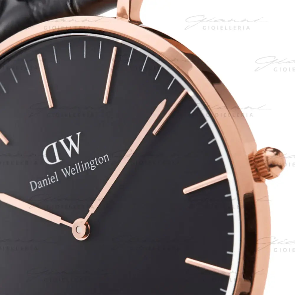 Orologio Daniel Wellington - Classic Cornwall Black Rose Gold Orologi
