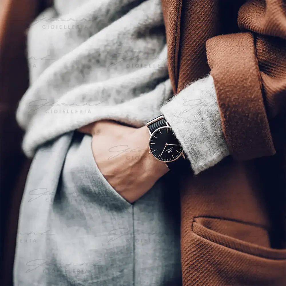 Orologio Daniel Wellington - Classic Cornwall Black Rose Gold Orologi