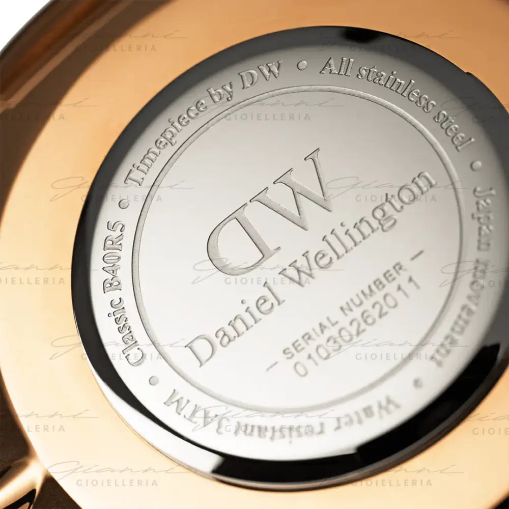 Orologio Daniel Wellington - Classic Cornwall Black Rose Gold Orologi