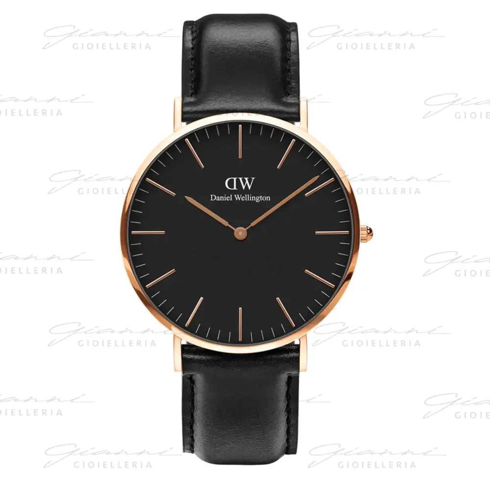 Orologio Daniel Wellington - Classic Sheffield Black Rose Gold Orologi