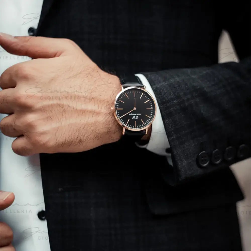 Orologio Daniel Wellington - Classic Sheffield Black Rose Gold Orologi