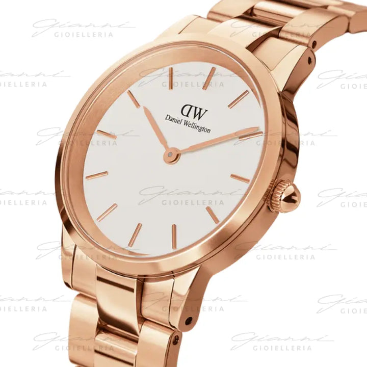 Orologio Daniel Wellington - Donna Iconic Link Rose Gold in Acciaio Orologi