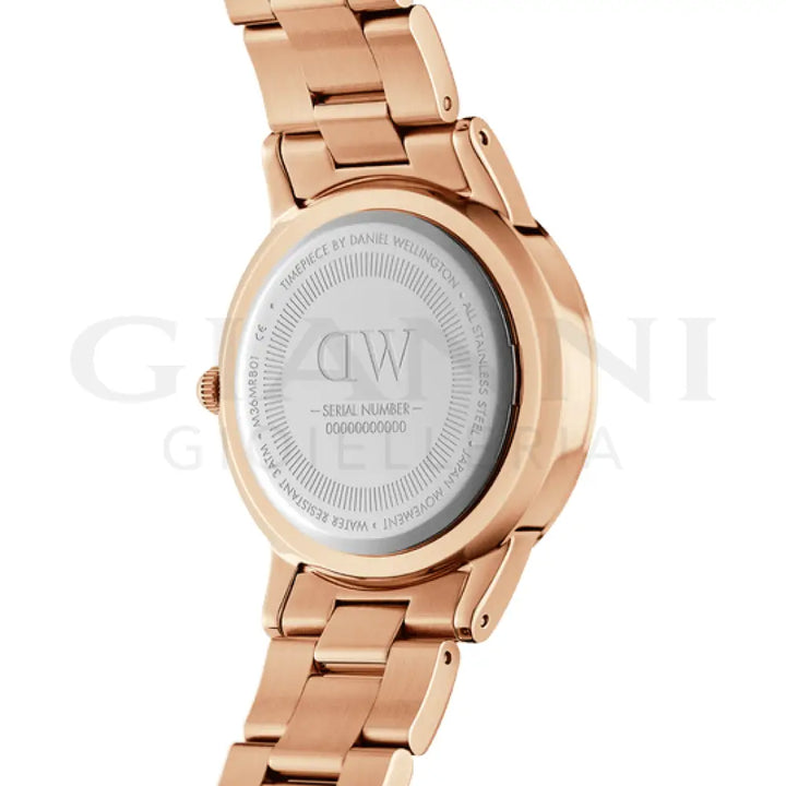 Orologio Daniel Wellington - Iconic Link Amber in Acciaio Orologi