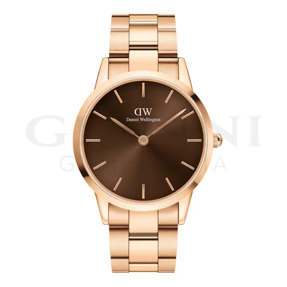 Orologio Daniel Wellington - Iconic Link Amber in Acciaio Orologi