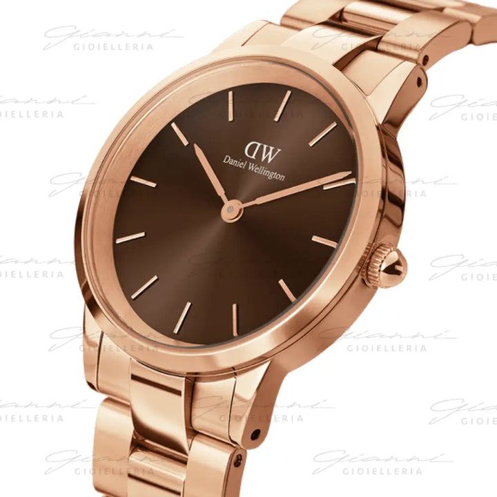 Orologio Daniel Wellington - Iconic Link Amber in Acciaio Orologi