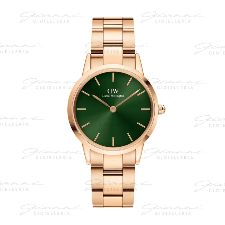 Orologio Daniel Wellington - Iconic Link Emerald Green Rose Gold Orologi