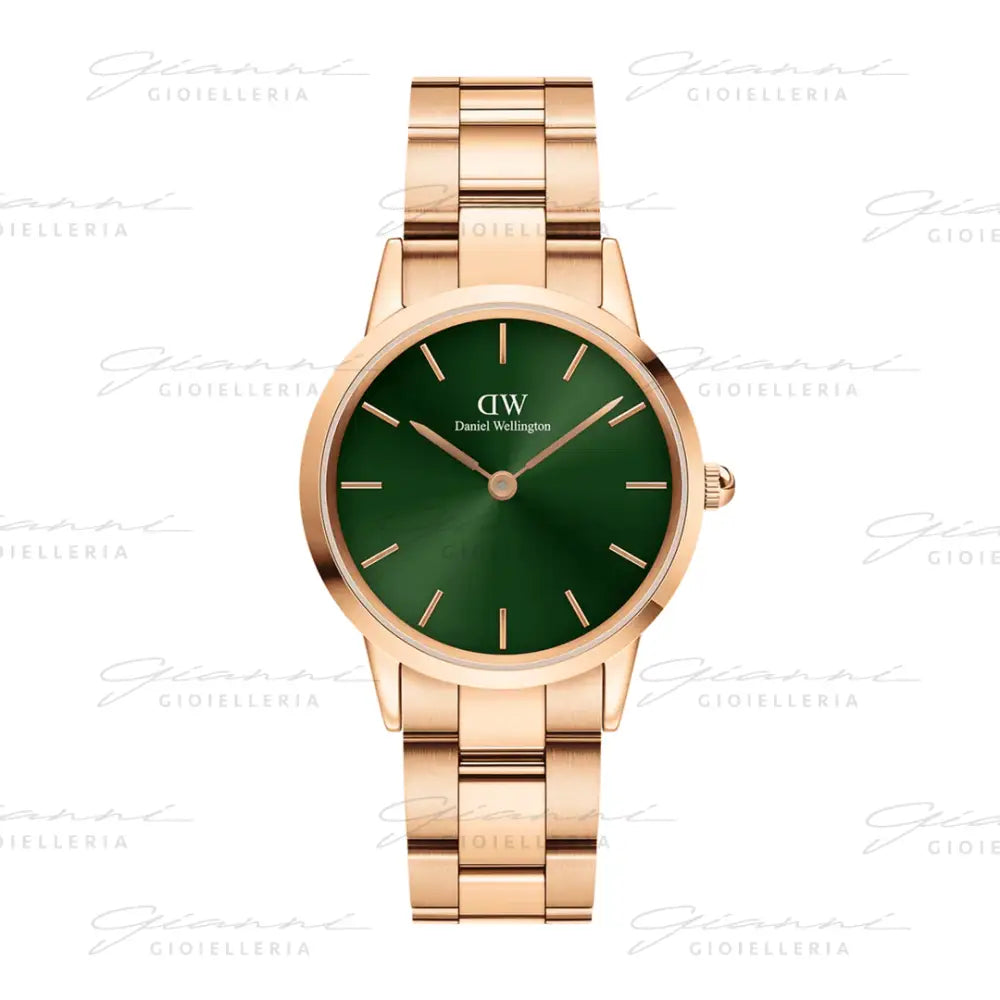 Orologio Daniel Wellington - Iconic Link Emerald Green Rose Gold Orologi