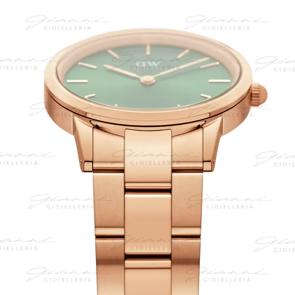 Orologio Daniel Wellington - Iconic Link Emerald Green Rose Gold Orologi