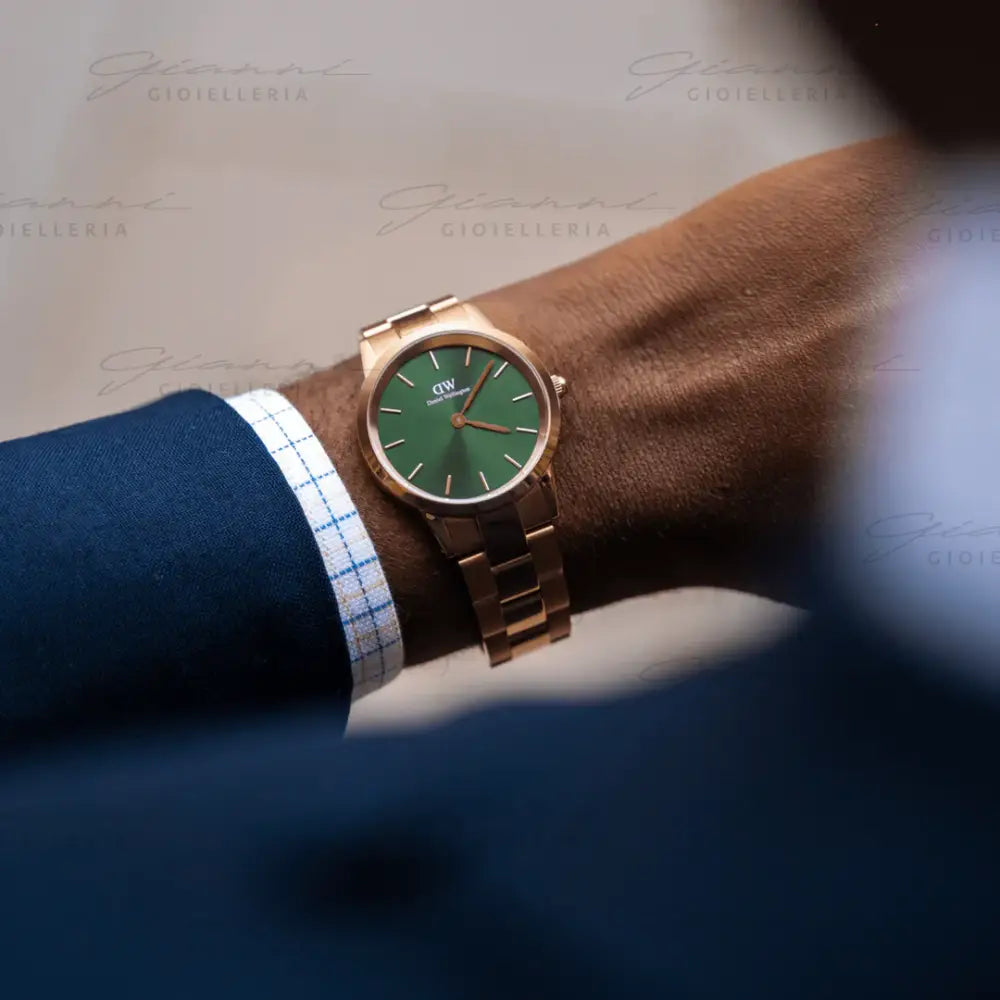 Orologio Daniel Wellington - Iconic Link Emerald Green Rose Gold Orologi