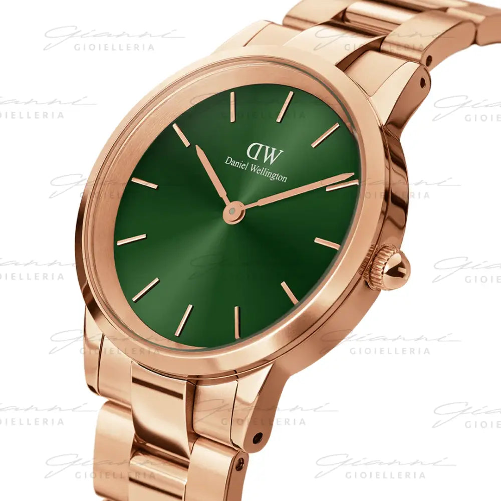 Orologio Daniel Wellington - Iconic Link Emerald Green Rose Gold Orologi