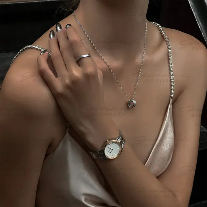 Orologio Daniel Wellington - Iconic Link Lumine Rose Gold Orologi