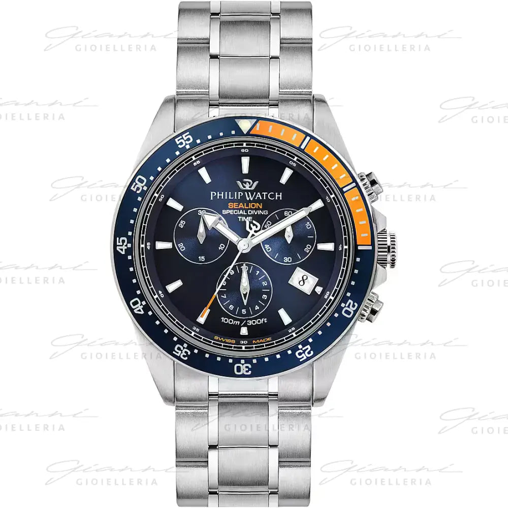 Orologio Philip Watch - Uomo Sealion in Acciaio Orologi