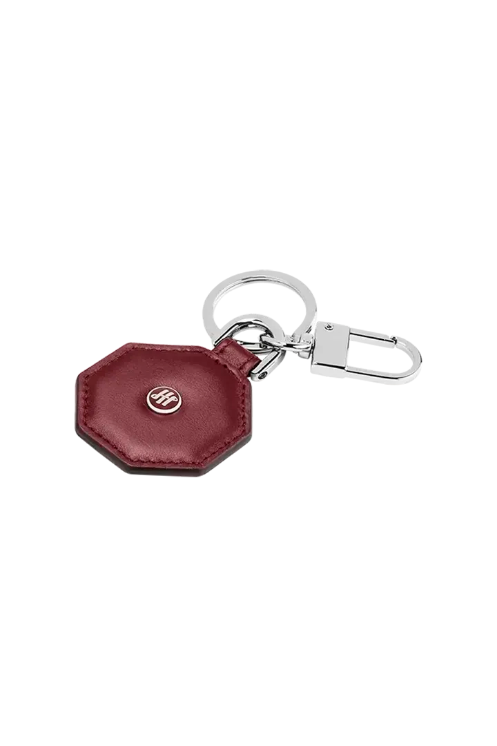 Portachiavi Montegrappa - Signet Series Otto, Pelle Liscia Bordeaux