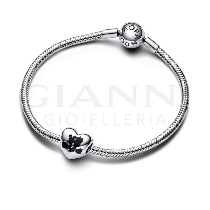 Pandora Charm Cuore Mickey & Minnie ’Always Forever’ Charm