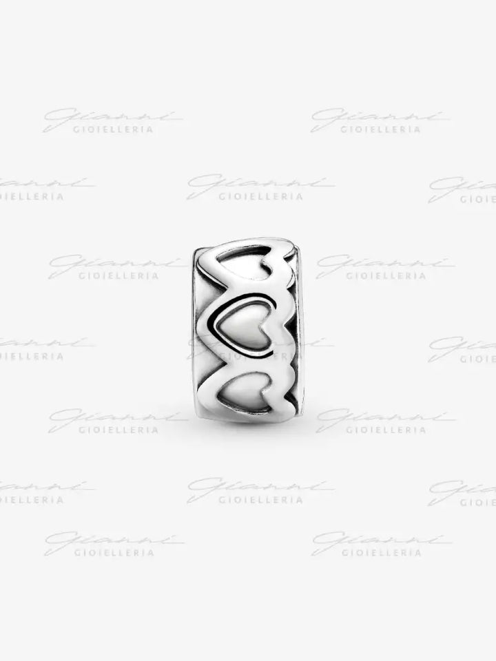 Pandora - Clip Fascia di cuori Charm