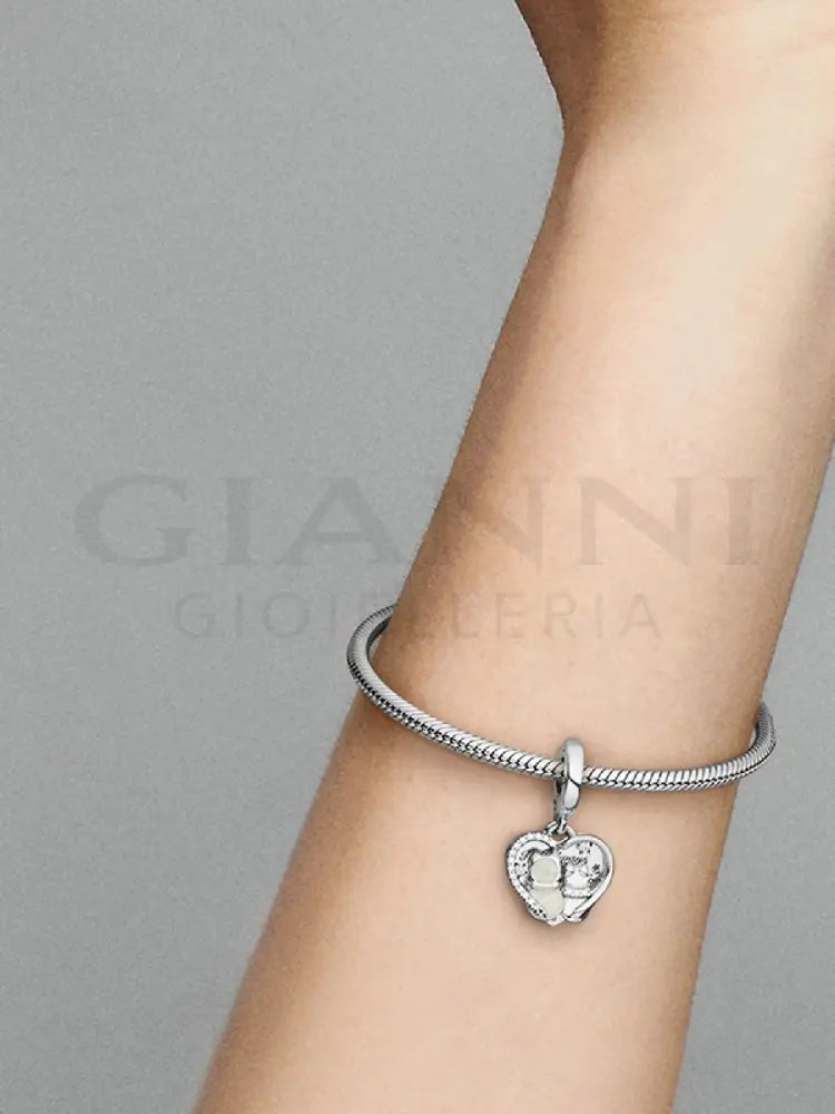 Pendente Pandora - Gatti e Cuori Charm