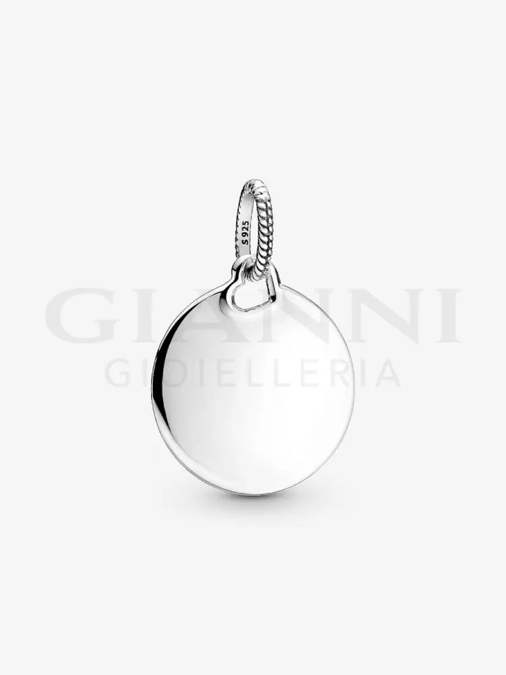Pendente Pandora - Medaglia da incidere in Argento Charm