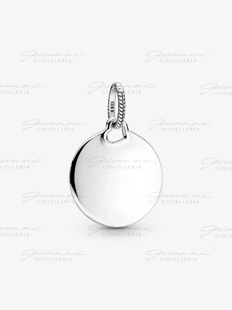 Pendente Pandora - Medaglia da incidere in Argento Charm