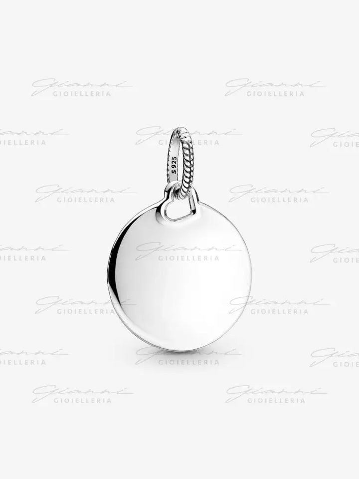 Pendente Pandora - Medaglia da incidere in Argento Charm