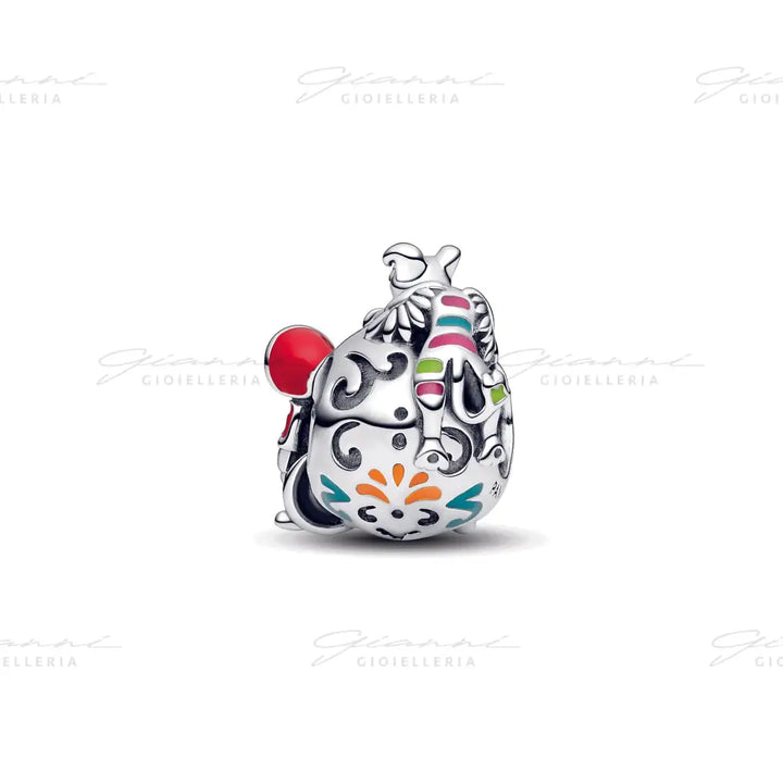 Pendente Pandora - Pixar Coco Teschio Miguel & Dante che si illumina al buio Charm
