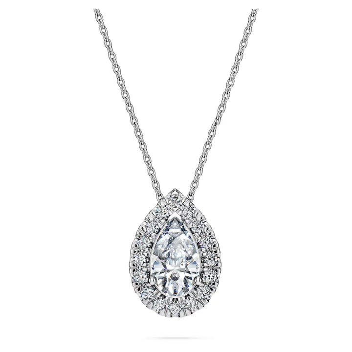 Pendente Swarovski - Solitario halo Eternity