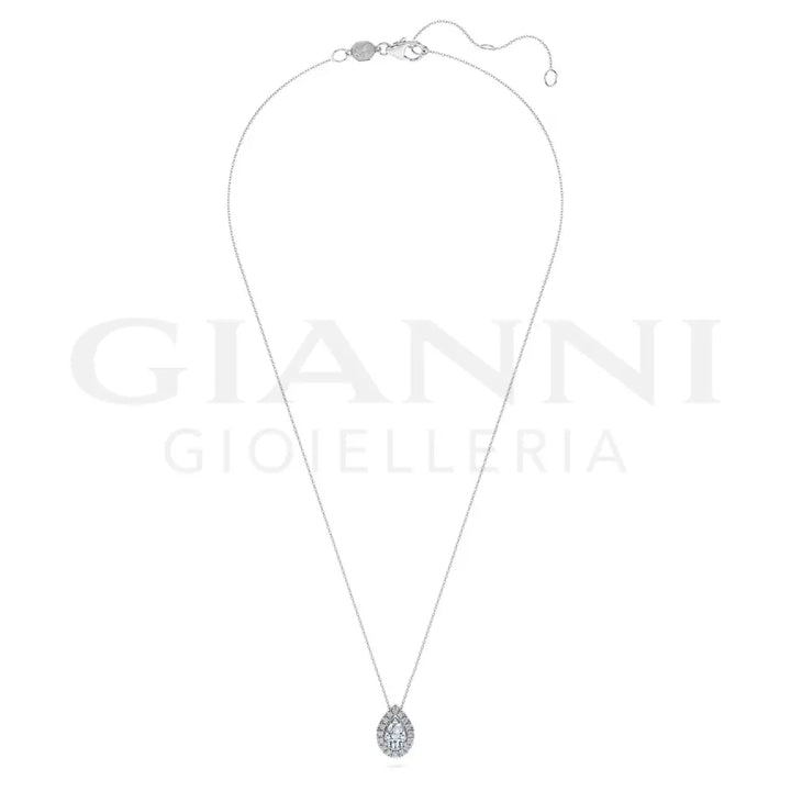 Pendente Swarovski - Solitario halo Eternity - Collane