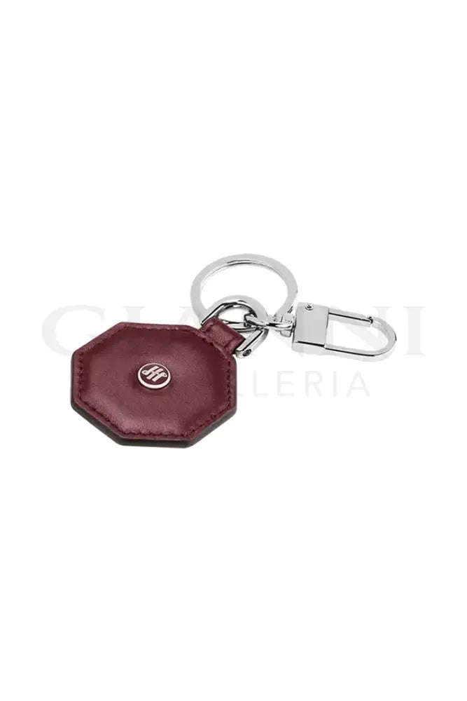 Portachiavi Montegrappa - Signet Series Otto Pelle Liscia Bordeaux - Portachiavi