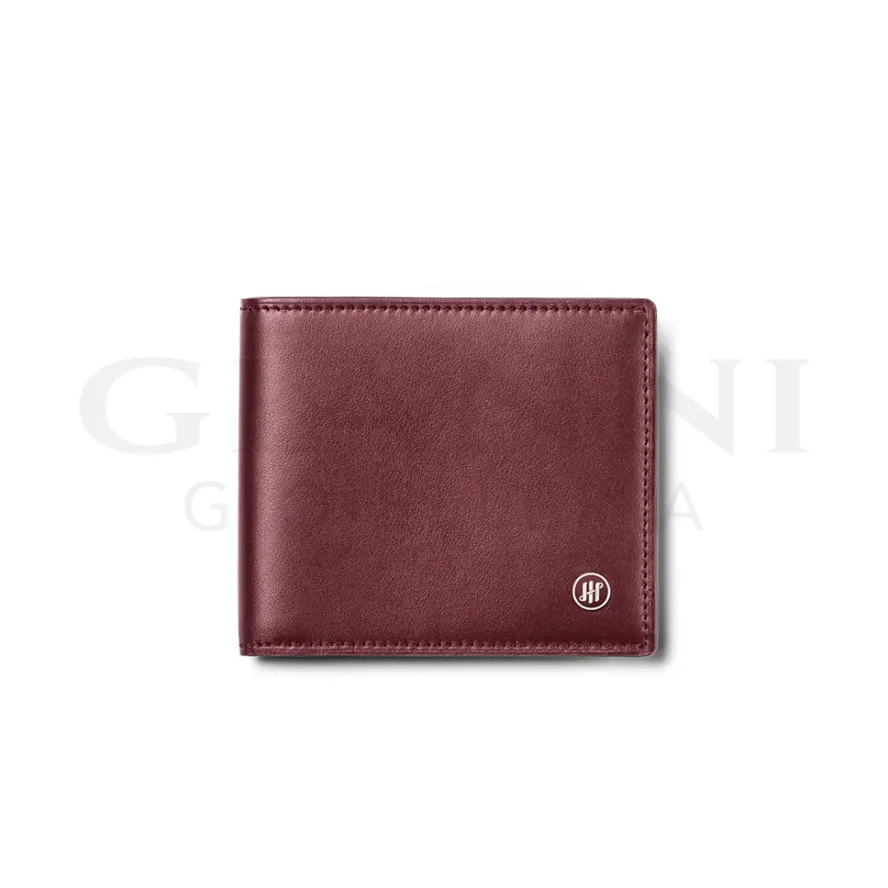 Portafoglio Montegrappa - Signet Series 4 + 4 CC Pelle Liscia Nera - Portafoglio