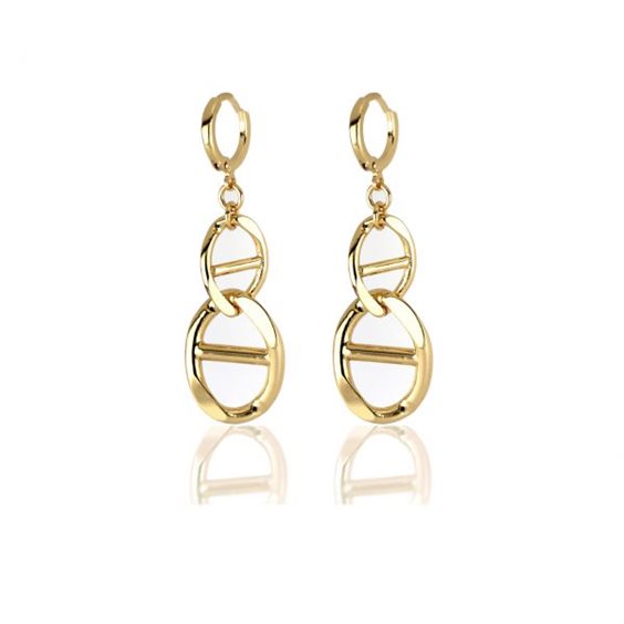 Orecchini Unoaerre - Donna classica in Bronzo
