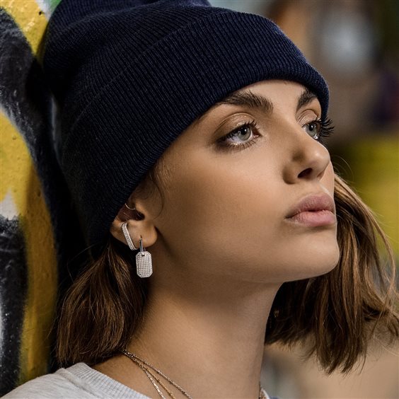 Orecchini Rue Des Mille Donna - MADLY in Argento Cubic Zirconia