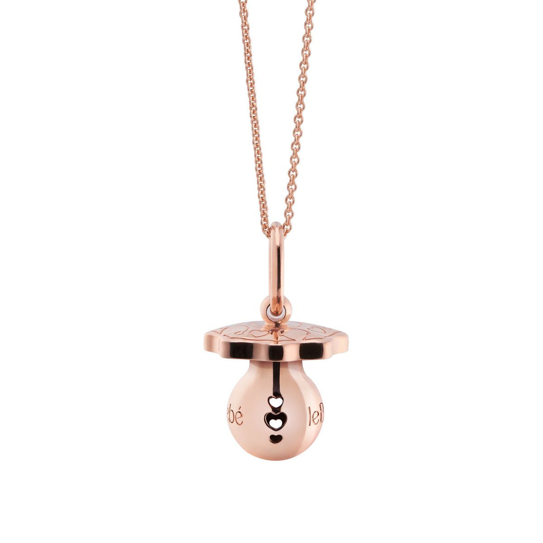 Collana leBebé - Suonamore I Ciucci in argento placcato oro rosa